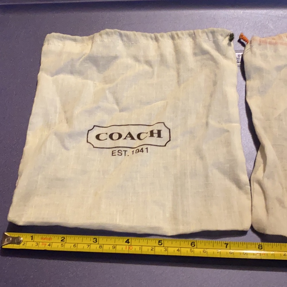 Coach cloth linen drawstring dust bags - Picture 6 of 12